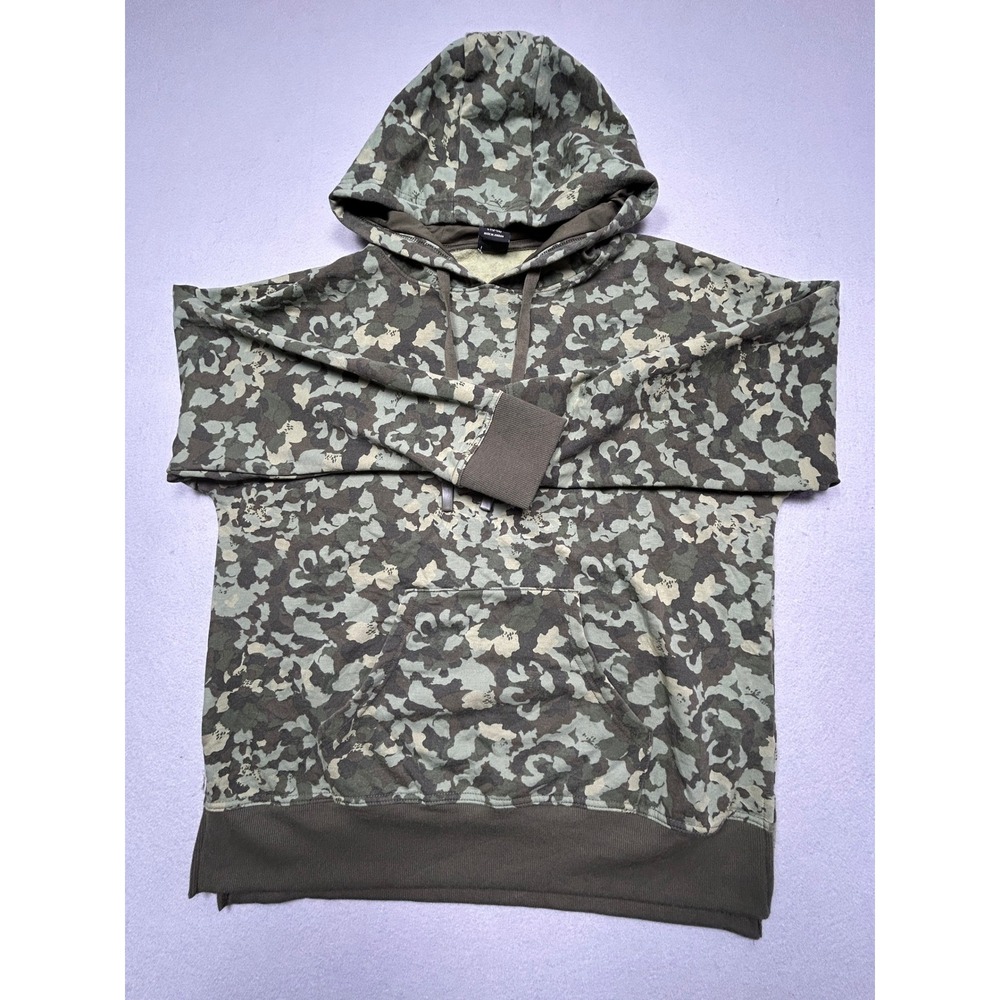 Athletic Works Hoodie Recycled Polyester Camo Green L 12-14 Girls